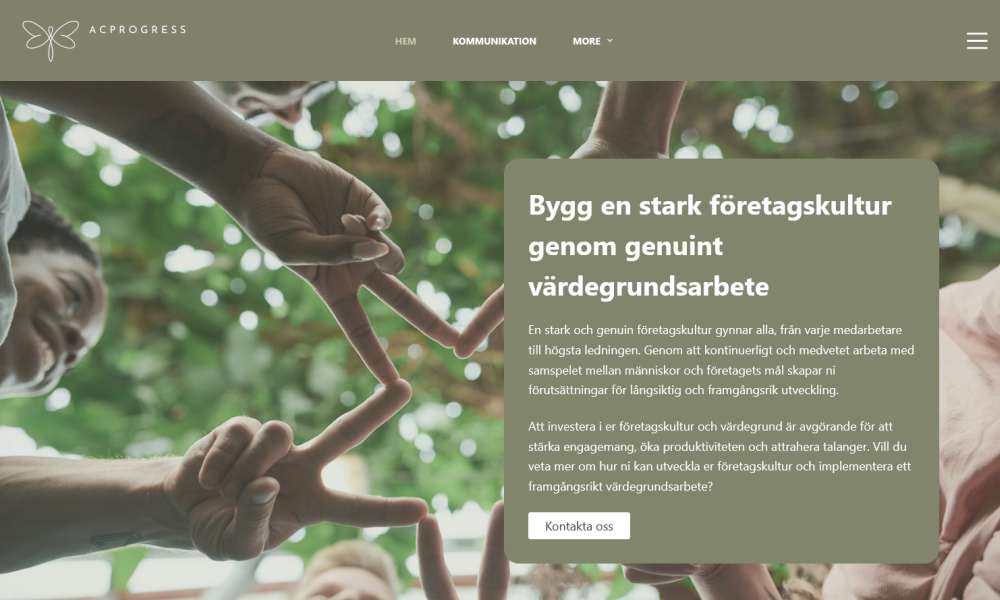 ACP Progress på dator