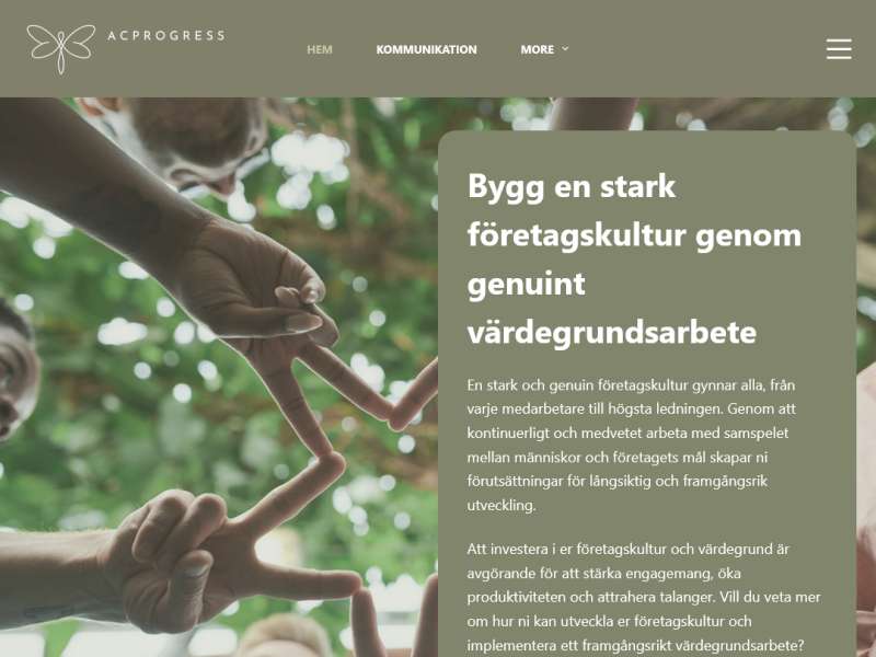 ACP Progress på surfplatta
