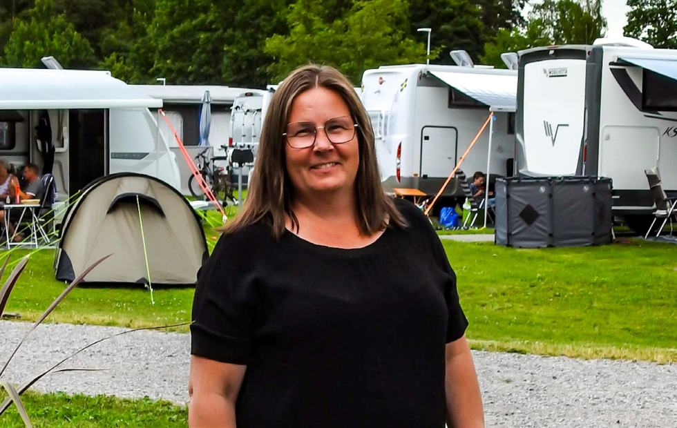 Annika Erneborg, owner of Husbilstockholm and Mälarbadens Camping — client of web agency Webbfabriken in Stockholm