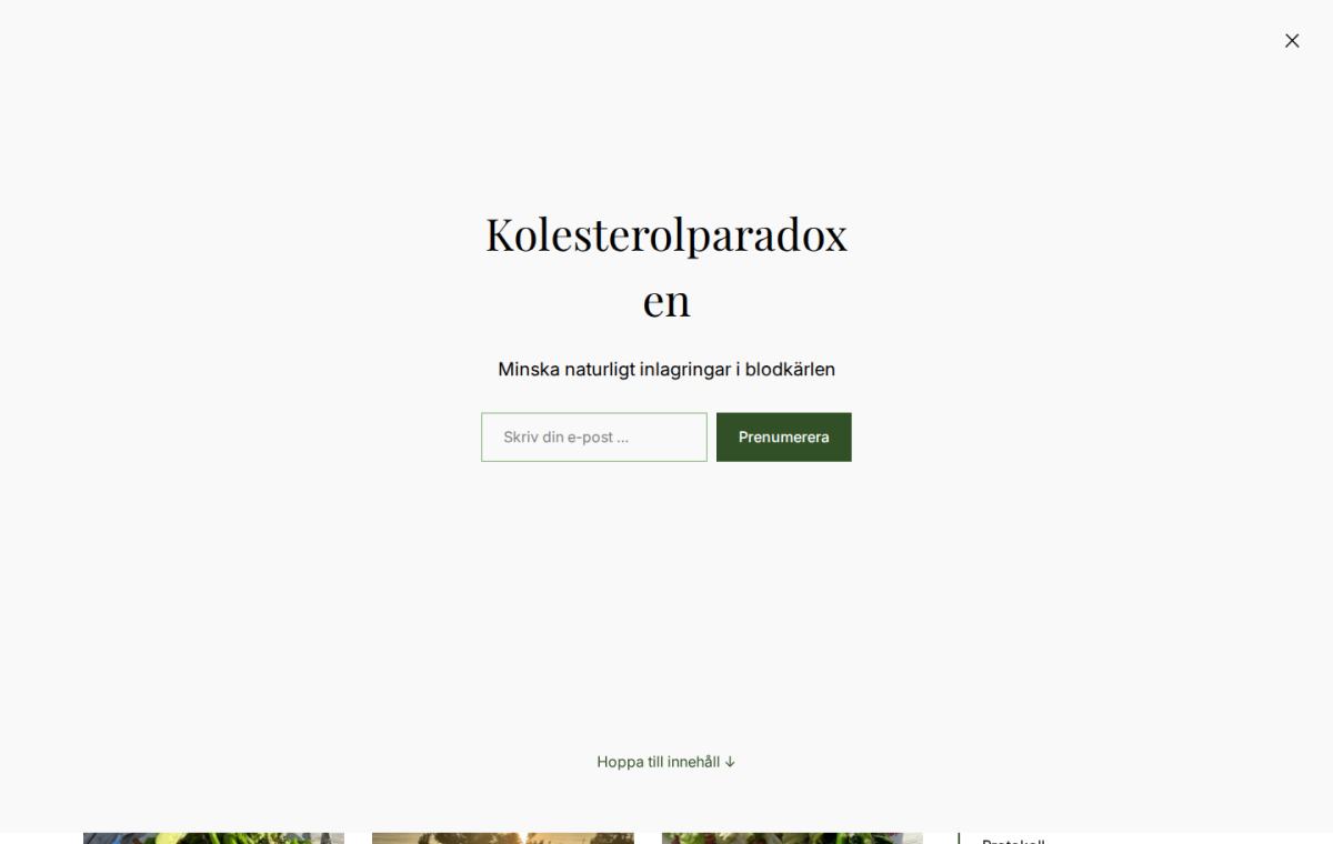 Kolesterolparadoxen
