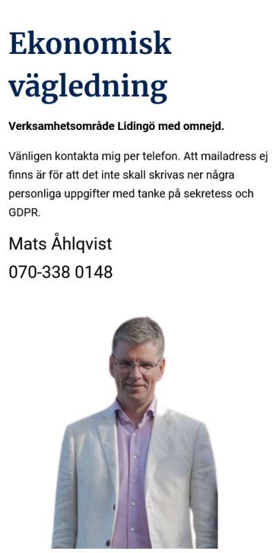 Fjällklockans Vägledning på mobil