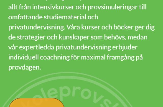 Högskoleprovskurser i mobil
