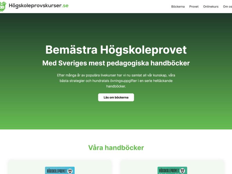 Högskoleprovskurser