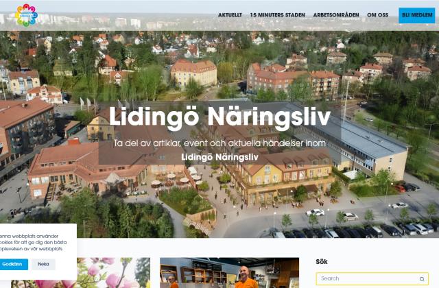 Lidingö Näringsliv på desktop