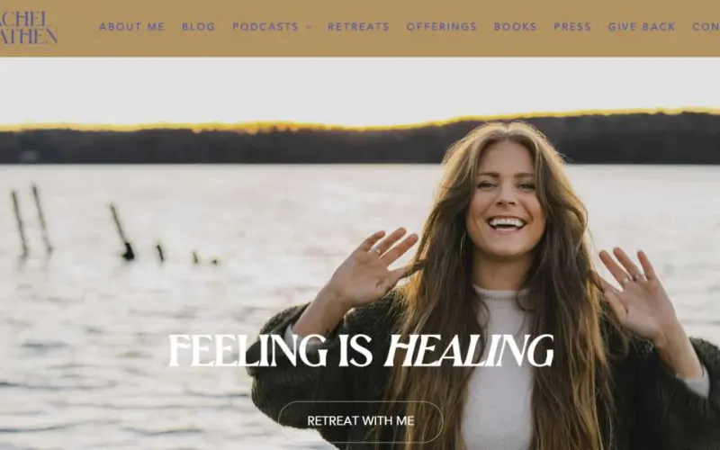 RachelBrathen.com webbcase