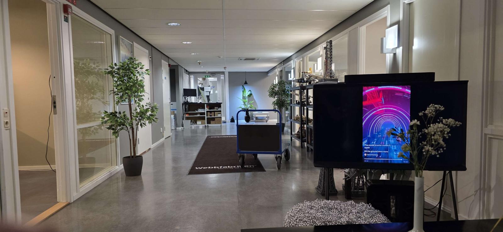 Webbfabriken office on Lidingö